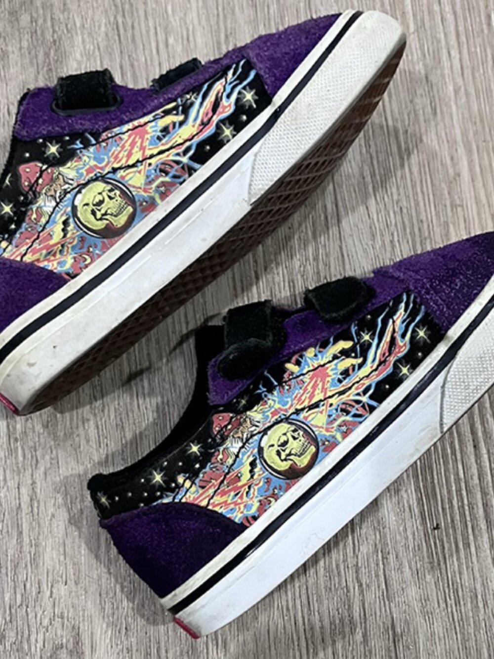VANS Old Skool V Baby - GLOW IN THE DARK - Wizard (8T)